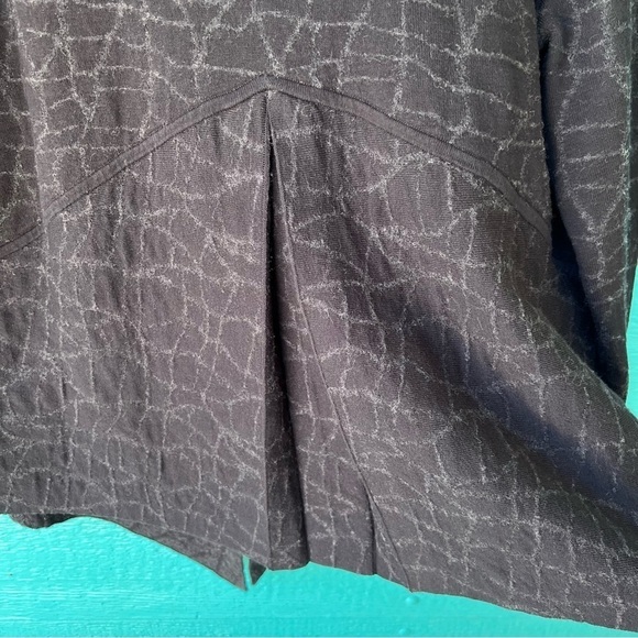 EILEEN FISHER MERINO WOOL FLOWY MOSAIC PATTERN OPEN CARDIGAN SIZE LARGE NWT - Picture 2 of 9